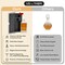 Makerflo Customizable Decanter with Airtight Stopper 24 oz (Case of 6) | Liquor Decanter Bottle for Wine, Scotch, Bar, Ideal for DIY Personalization - Laser Engraving, UV DTF, Vinyl, Epoxy, Individually Wrapped
